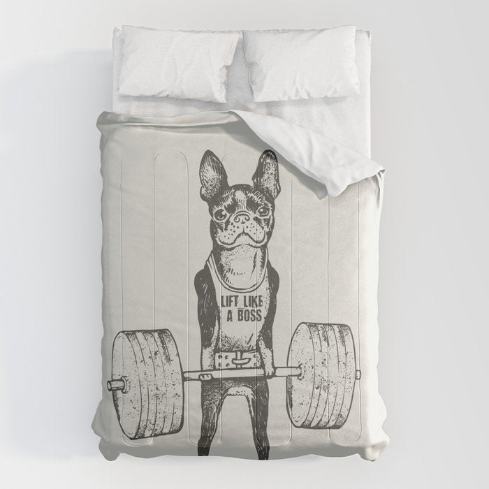 Boston Terrier Lift Comforter Gallery Image 6