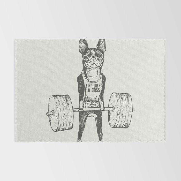 Boston Terrier Lift Rug Gallery Image 2