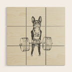 Boston Terrier Lift Wood Wall Art Gallery Image 1