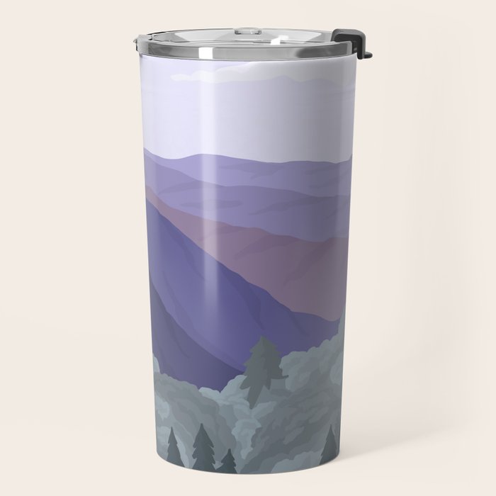 Great Smoky Mountains National Park, National Parks Illustrated, Gatlinburg, Tennessee  Travel Mug Gallery Image 2