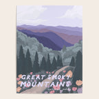 Great Smoky Mountains National Park, National Parks Illustrated, Gatlinburg, Tennessee  Poster Gallery Image 4