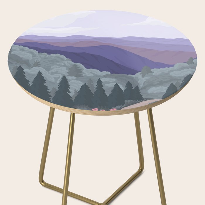 Great Smoky Mountains National Park, National Parks Illustrated, Gatlinburg, Tennessee  Side Table Gallery Image 2
