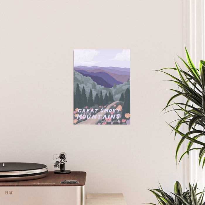 Great Smoky Mountains National Park, National Parks Illustrated, Gatlinburg, Tennessee  Poster Gallery Image 2
