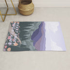 Great Smoky Mountains National Park, National Parks Illustrated, Gatlinburg, Tennessee  Rug Gallery Image 1