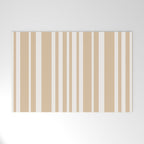 Classic Stripes XLIII - Neutral Tan Welcome Mat Gallery Image 1