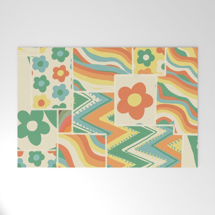 Patchwork #3 Welcome Mat Gallery Image 1