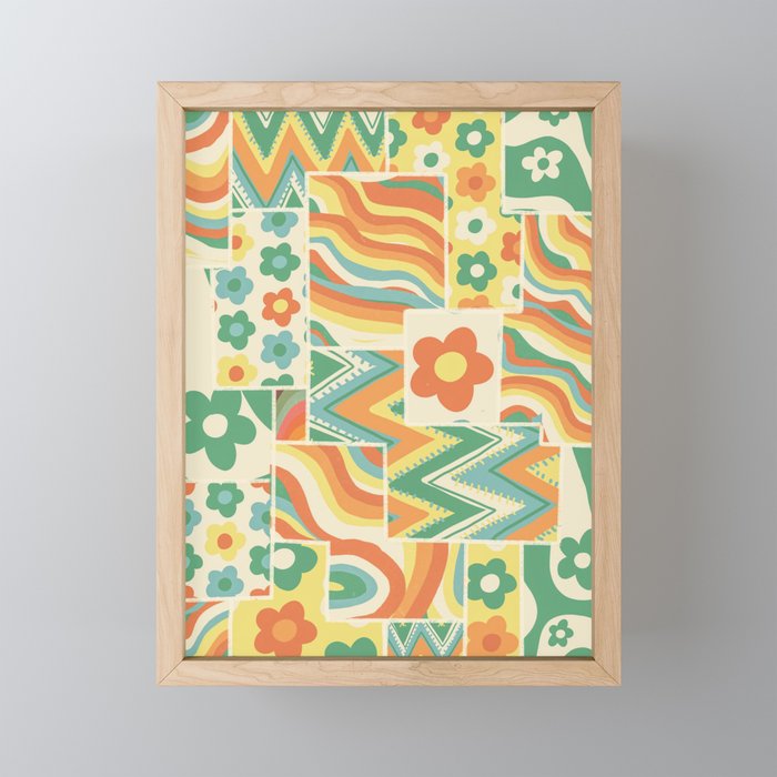 Patchwork #3 Mini Art Print Gallery Image 1