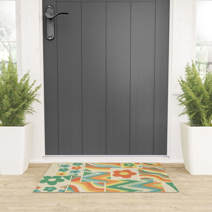 Patchwork #3 Welcome Mat Gallery Image 3