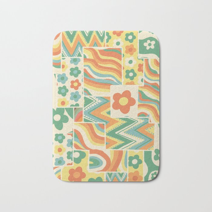 Patchwork #3 Bath Mat Gallery Image 1