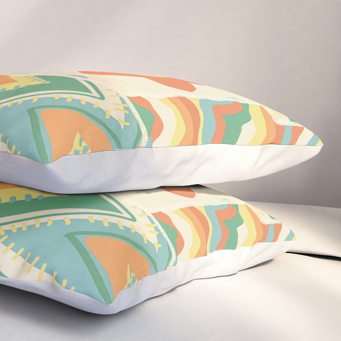 Patchwork #3 Pillow Sham Gallery Image 3
