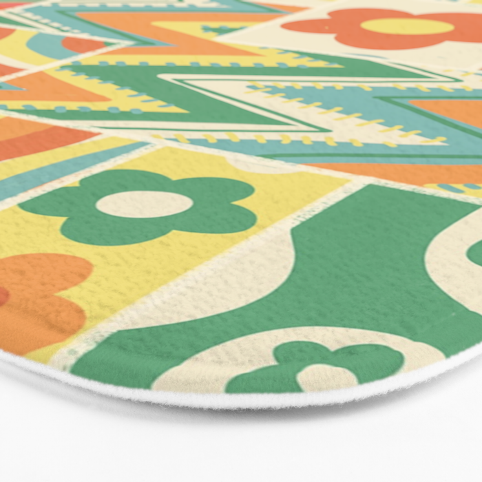 Patchwork #3 Bath Mat Gallery Image 3