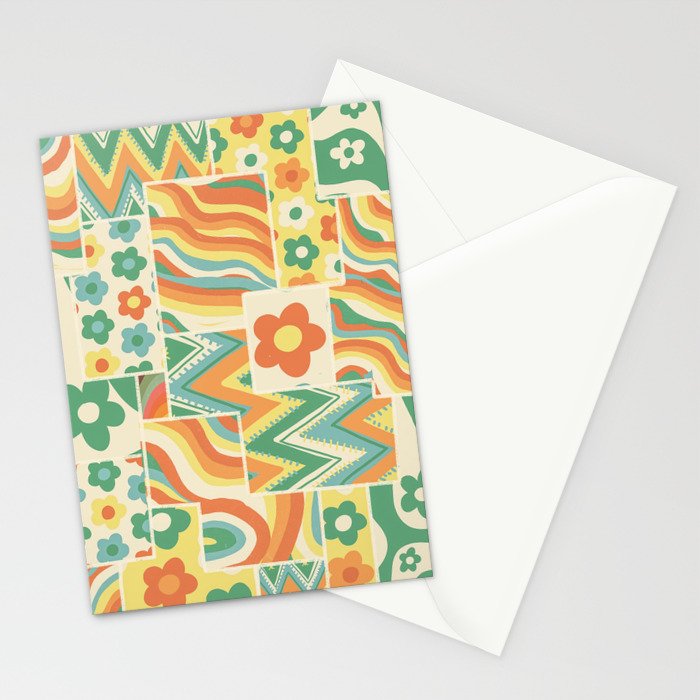Patchwork #3 Stationery Card Gallery Image 2