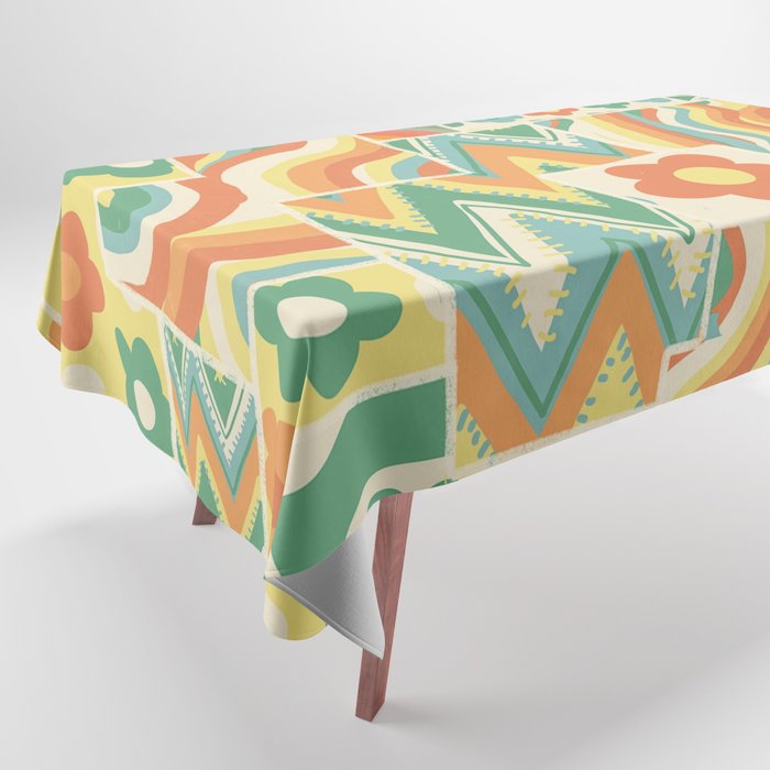 Patchwork #3 Tablecloth Gallery Image 1
