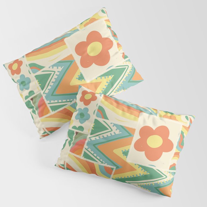 Patchwork #3 Pillow Sham Gallery Image 3