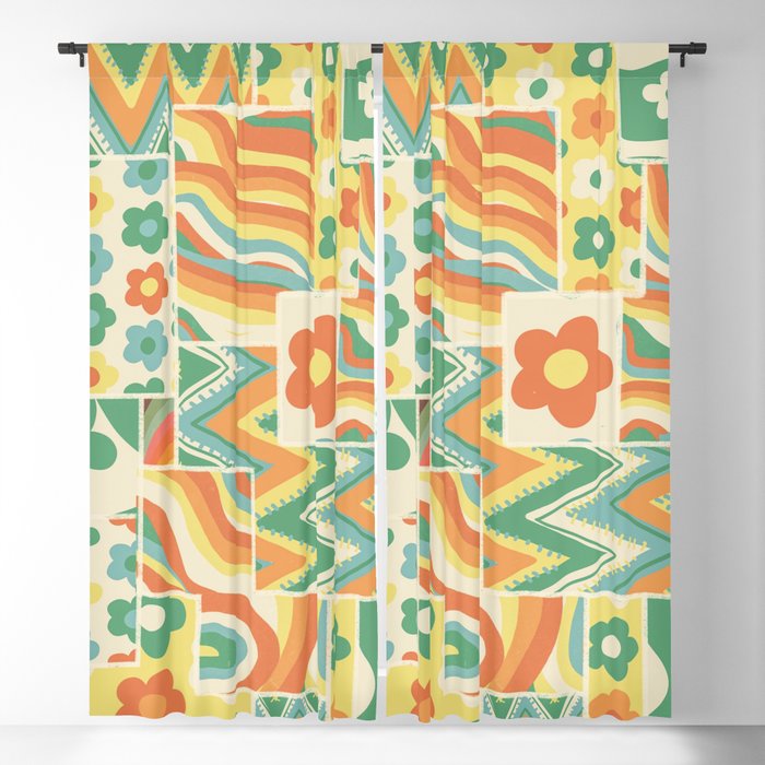 Patchwork #3 Window Curtain Gallery Image 5