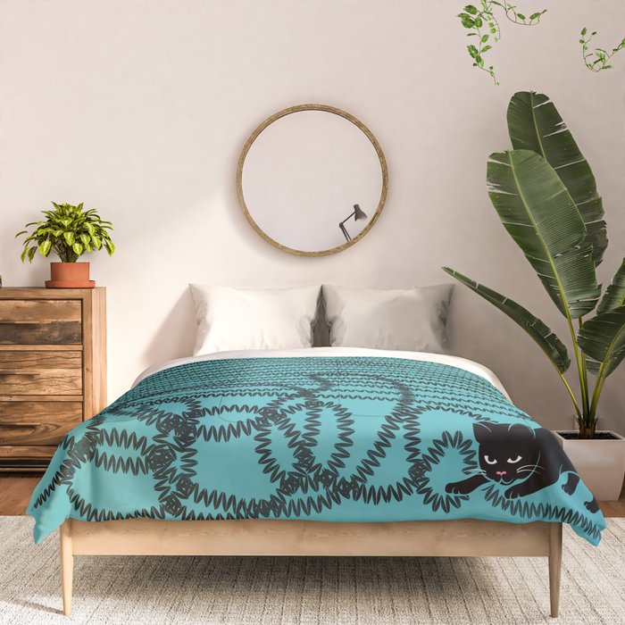 Unravel (in Blue) Comforter Gallery Image 3