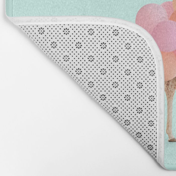 GIRAFFE PARTY Bath Mat Gallery Image 2