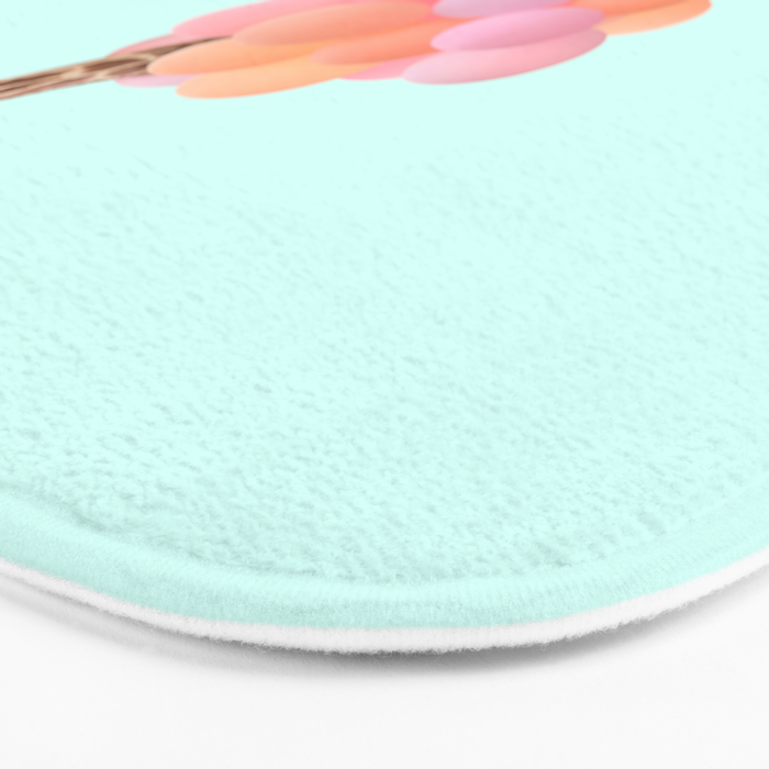 GIRAFFE PARTY Bath Mat Gallery Image 3