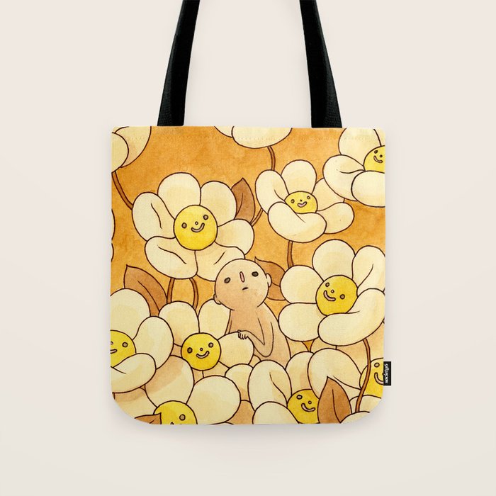 Watercolor Test (Yellow) Tote Bag Gallery Image 1