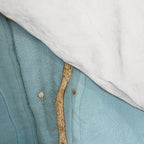 Magnific Marble Glam Teal Gold Luxury Comforter Gallery Image 4