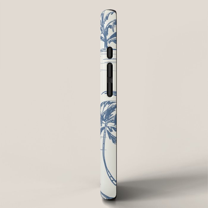 Blue Beach Pattern iPhone Case Gallery Image 2