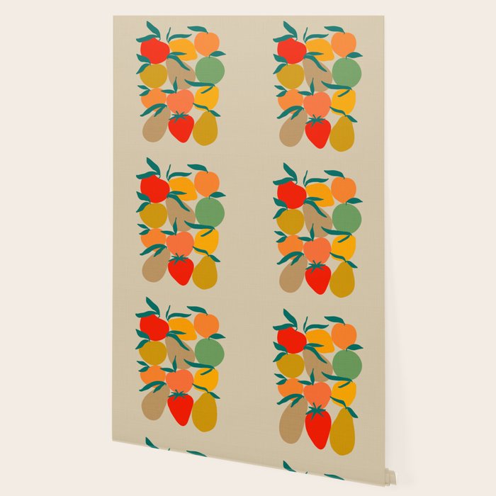 2025 RETRO FRUIT MARKET CALENDAR Wallpaper Gallery Image 2