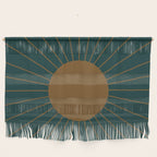 Minimal Sunrays - Teal Wall Hanging Gallery Image 1