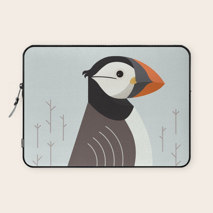 Atlantic Puffin, Bird of United Kingdom Laptop Sleeve Gallery Image 1
