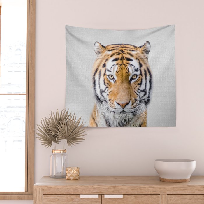 Tiger - Colorful Wall Tapestry Gallery Image 2
