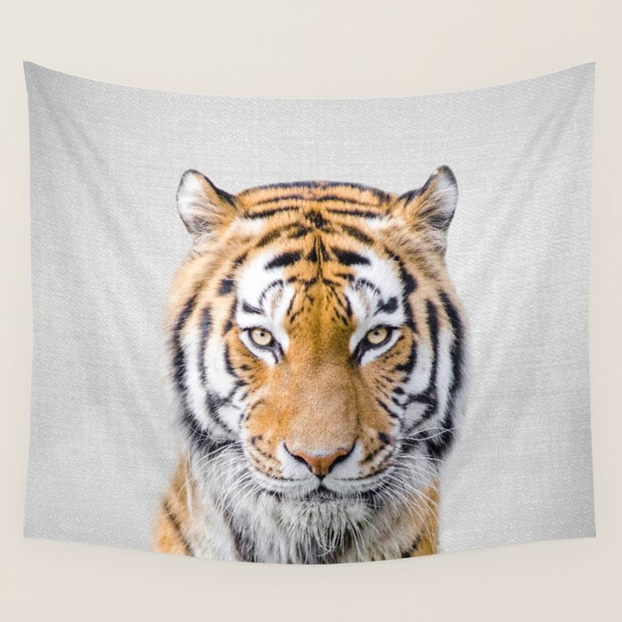 Tiger - Colorful Wall Tapestry Gallery Image 4