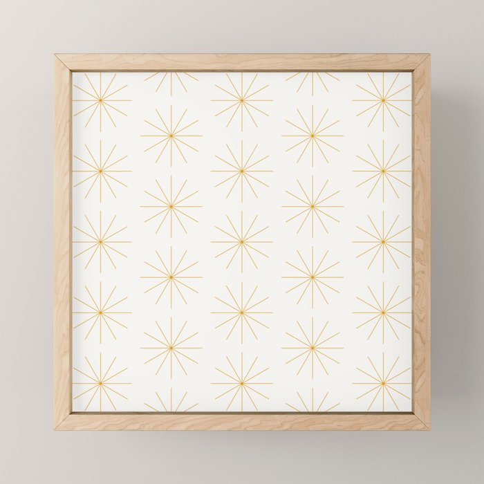 Minimalist Starburst Pattern XIX Mini Art Print Gallery Image 1