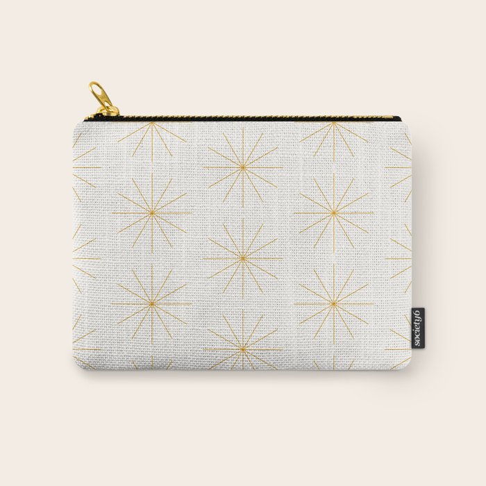 Minimalist Starburst Pattern XIX Carry All Pouch Gallery Image 1