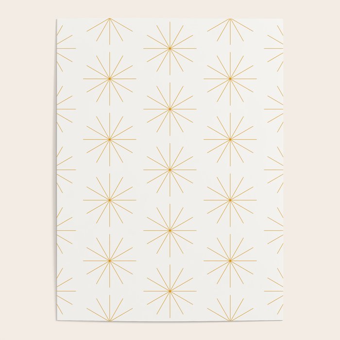 Minimalist Starburst Pattern XIX Poster Gallery Image 4