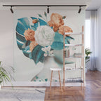 Floral beauty 2a Wall Mural Gallery Image 1