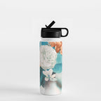 Floral beauty 2a Water Bottle Gallery Image 1