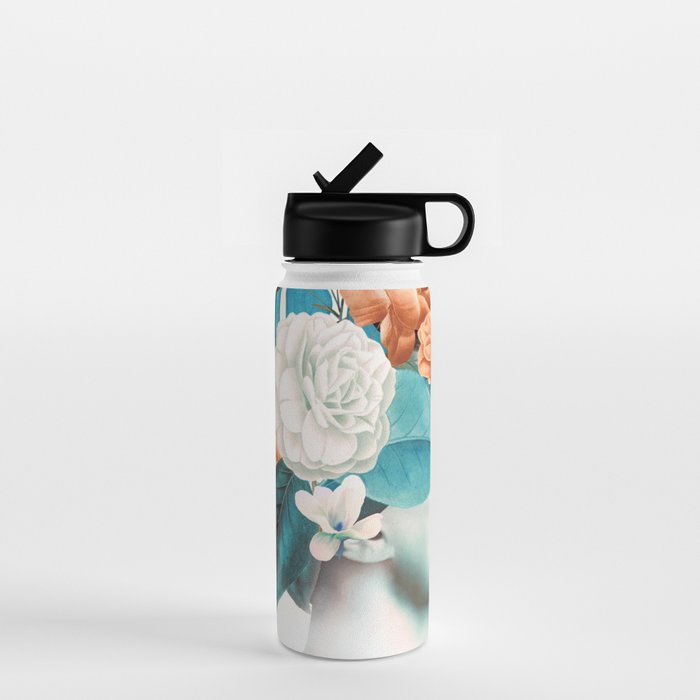 Floral beauty 2a Water Bottle Gallery Image 1
