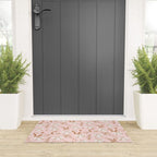 Pink Abstract Tiger Pattern Welcome Mat Gallery Image 3