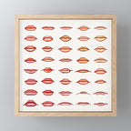Lips II Mini Art Print Gallery Image 1