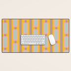 Yellow Geo Fun Desk Mat Gallery Image 1
