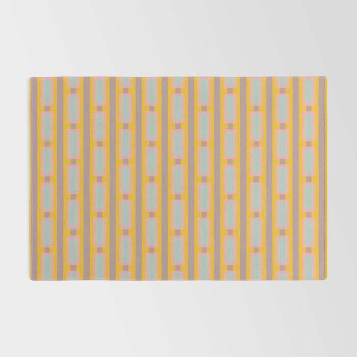 Yellow Geo Fun Rug Gallery Image 2