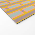 Yellow Geo Fun Welcome Mat Gallery Image 2