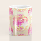 Disco Ball - Pink OmbrÃ© Coffee Mug Gallery Image 4