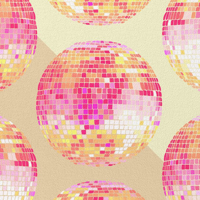 Disco Ball - Pink OmbrÃ© Coffee Mug Gallery Image 2