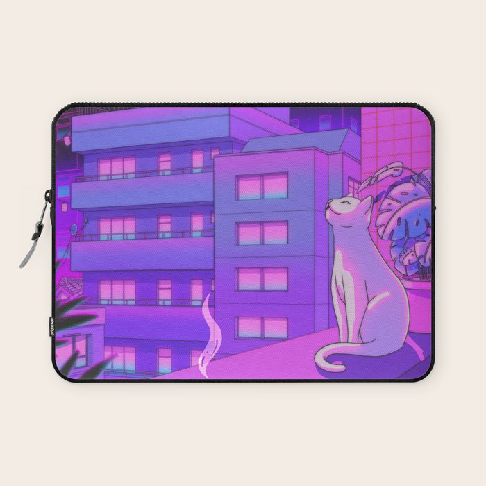 Under the Neon Moon Laptop Sleeve Gallery Image 1