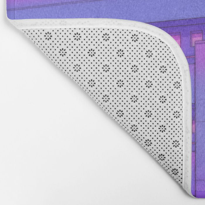 Under the Neon Moon Bath Mat Gallery Image 2