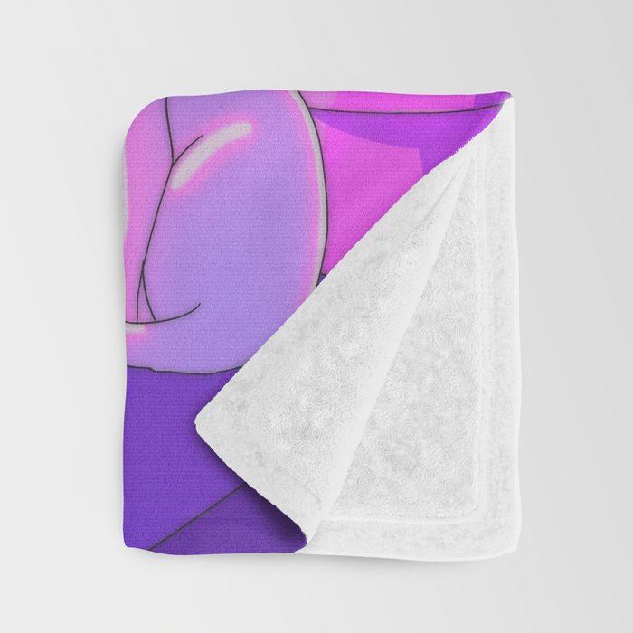 Under the Neon Moon Throw Blanket Gallery Image 3