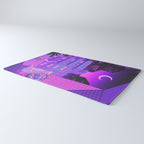 Under the Neon Moon Rug Gallery Image 3