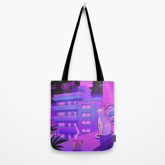 Under the Neon Moon Tote Bag Gallery Image 2