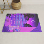 Under the Neon Moon Rug Gallery Image 1