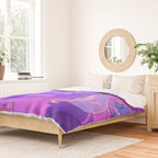 Under the Neon Moon Duvet Cover Gallery Image 2